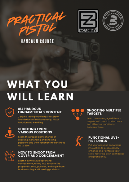 BZ ACADEMY PRACTICAL PISTOL - September 7 & September 8, 2024