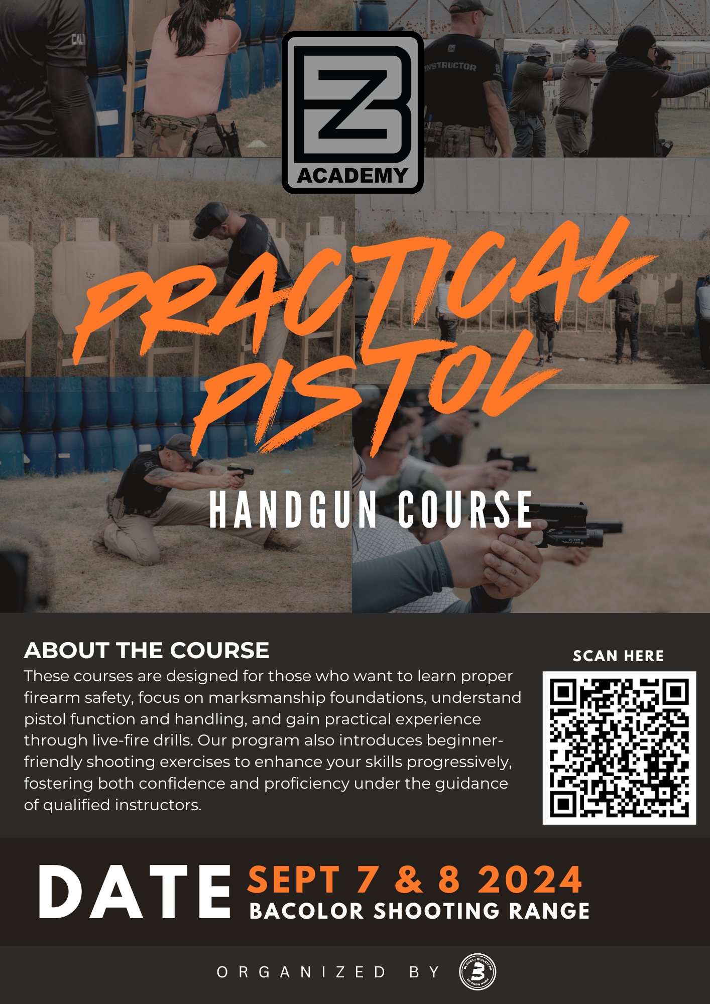 BZ ACADEMY PRACTICAL PISTOL - September 7 & September 8, 2024