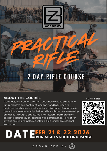 BZ ACADEMY 2-DAY PRACTICAL RIFLE - February 21 & 22, 2026
